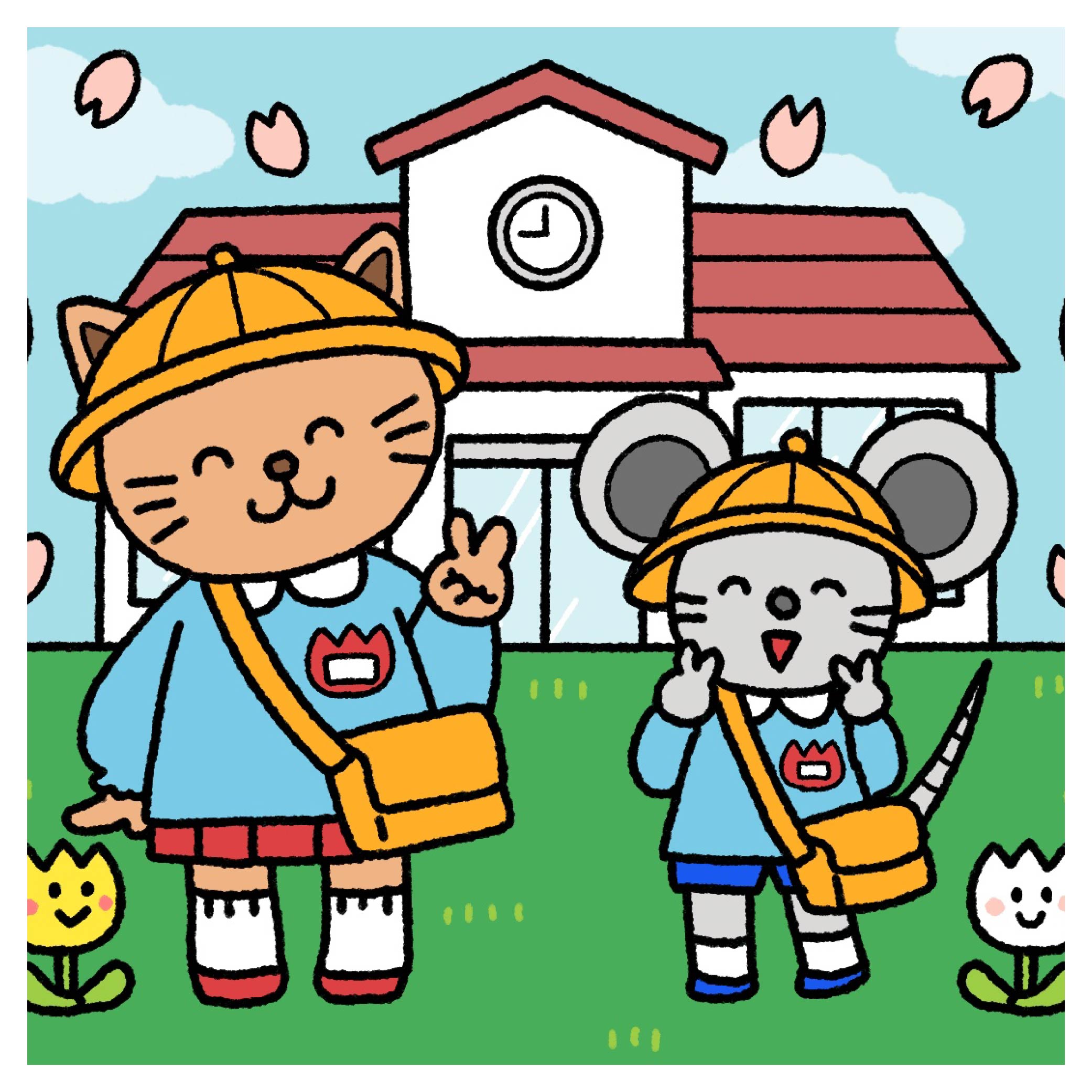 イラストレーター　あきみ　子ども向けカット