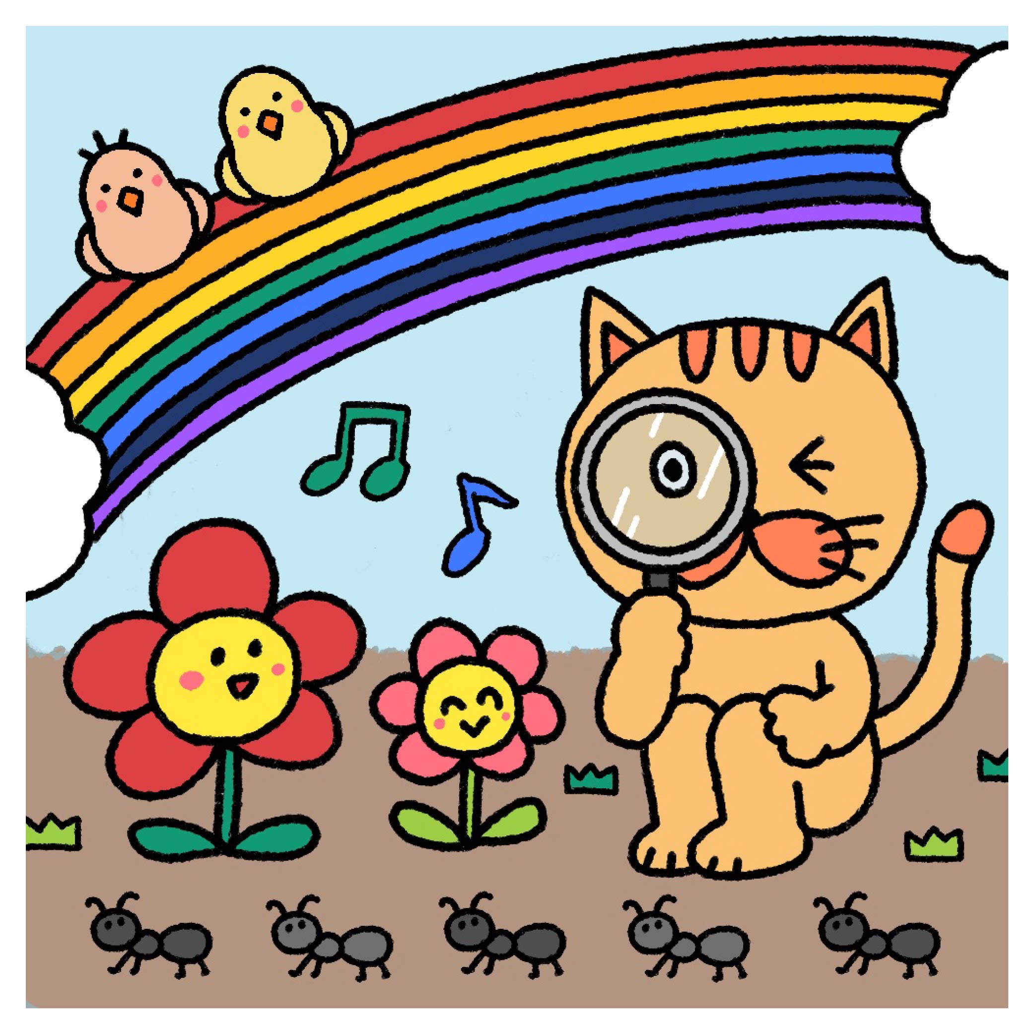 イラストレーター　あきみ　子ども向け間違い探し