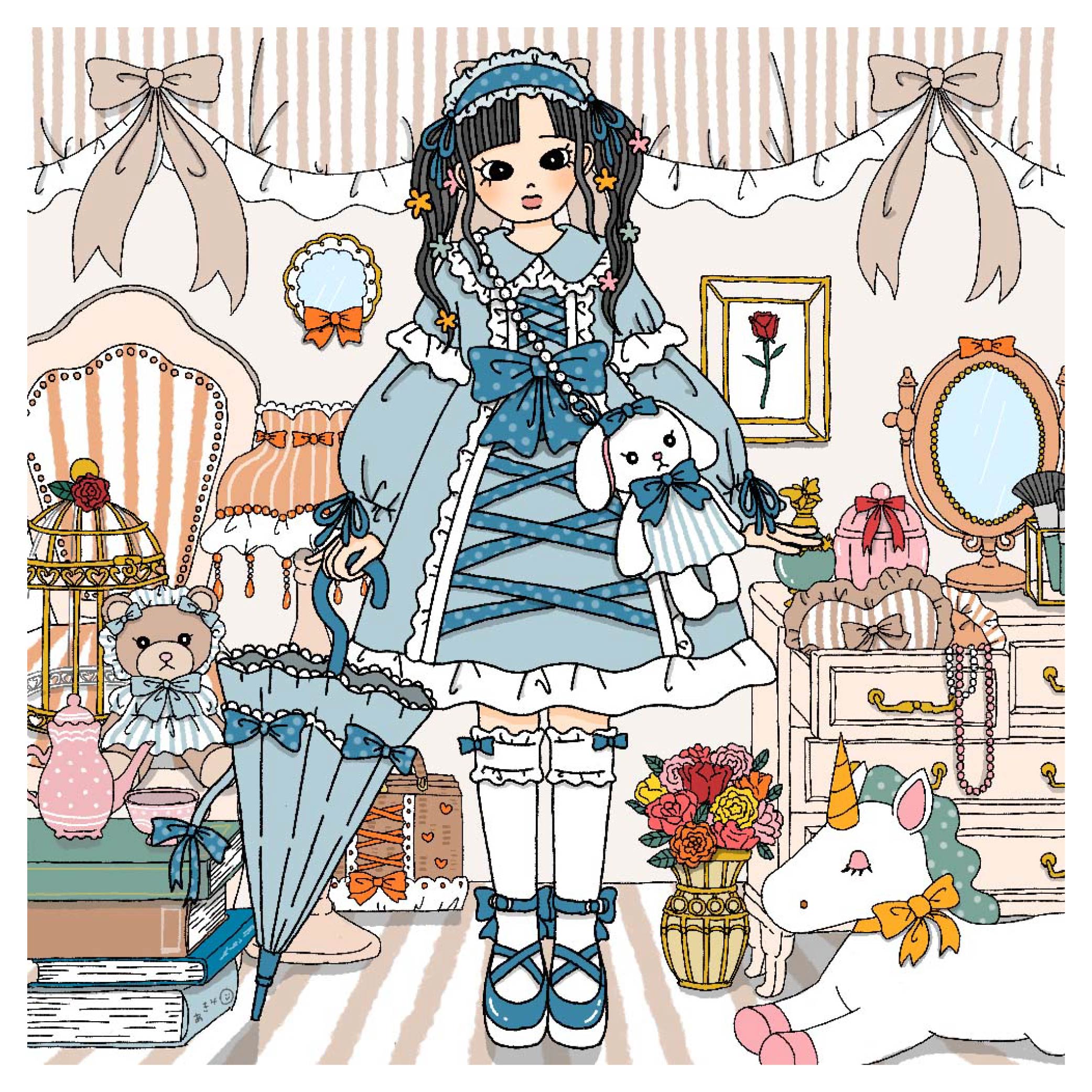 イラストレーター　あきみ　オリジナルイラスト