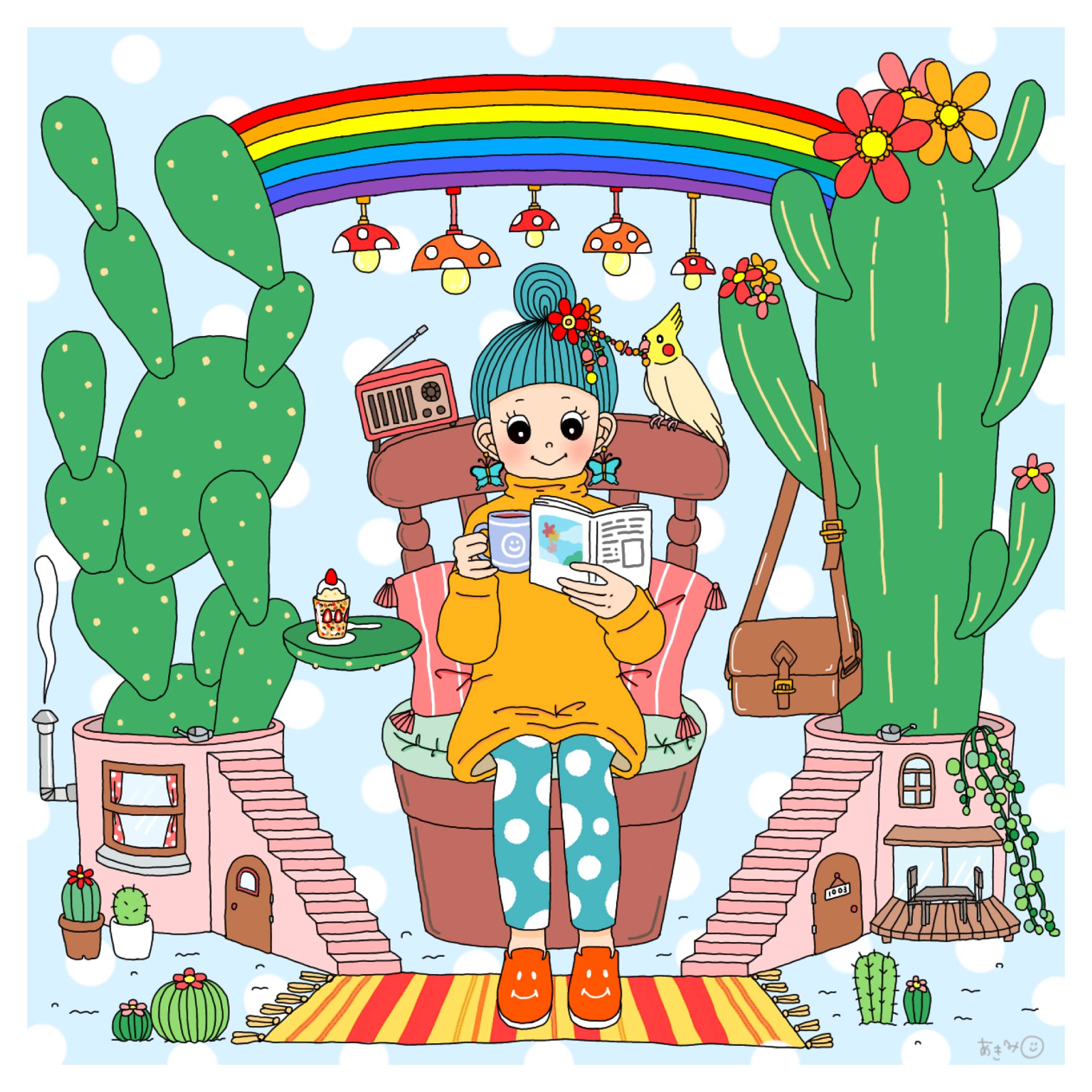 イラストレーター　あきみ　オリジナルイラスト